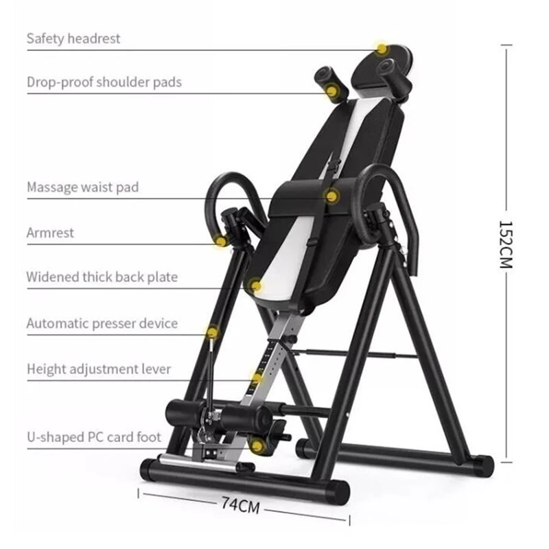 Inversion therapy table